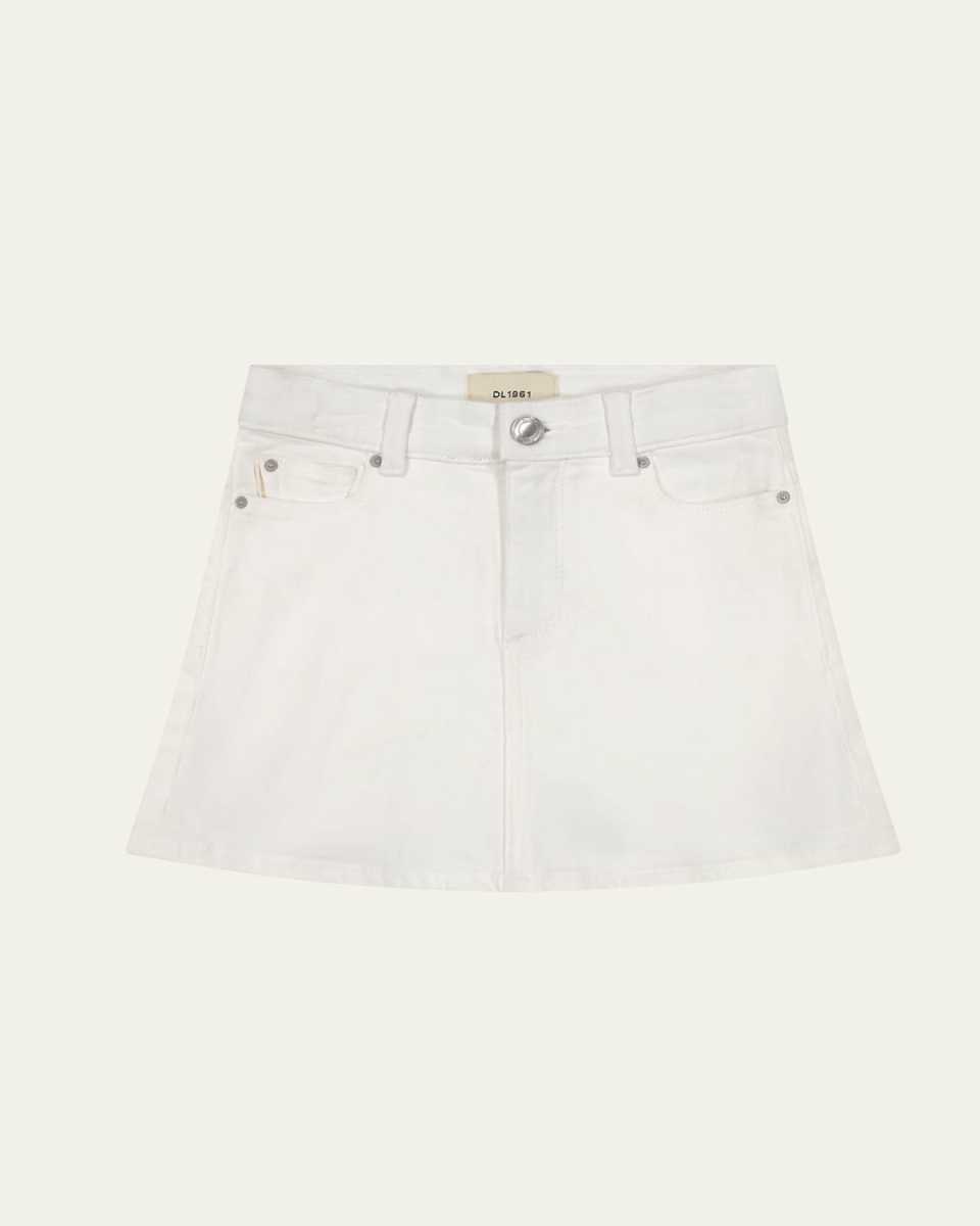 Girl's Jenny Denim Mini Skirt, Size 2-7